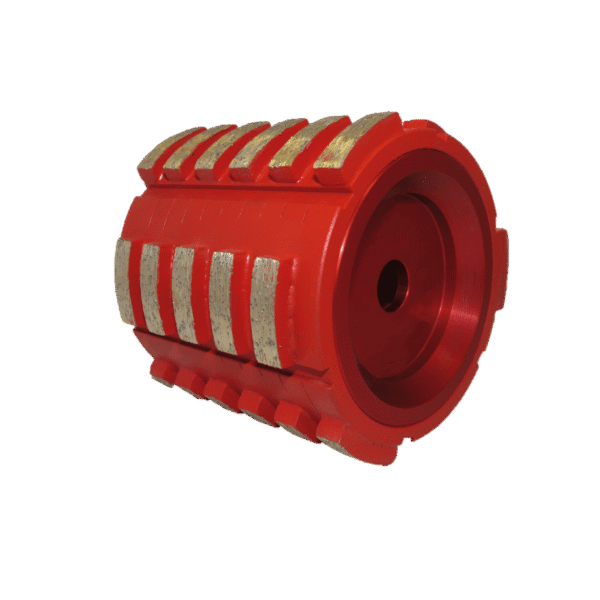 ATLAS Milling Drum Diamond Red